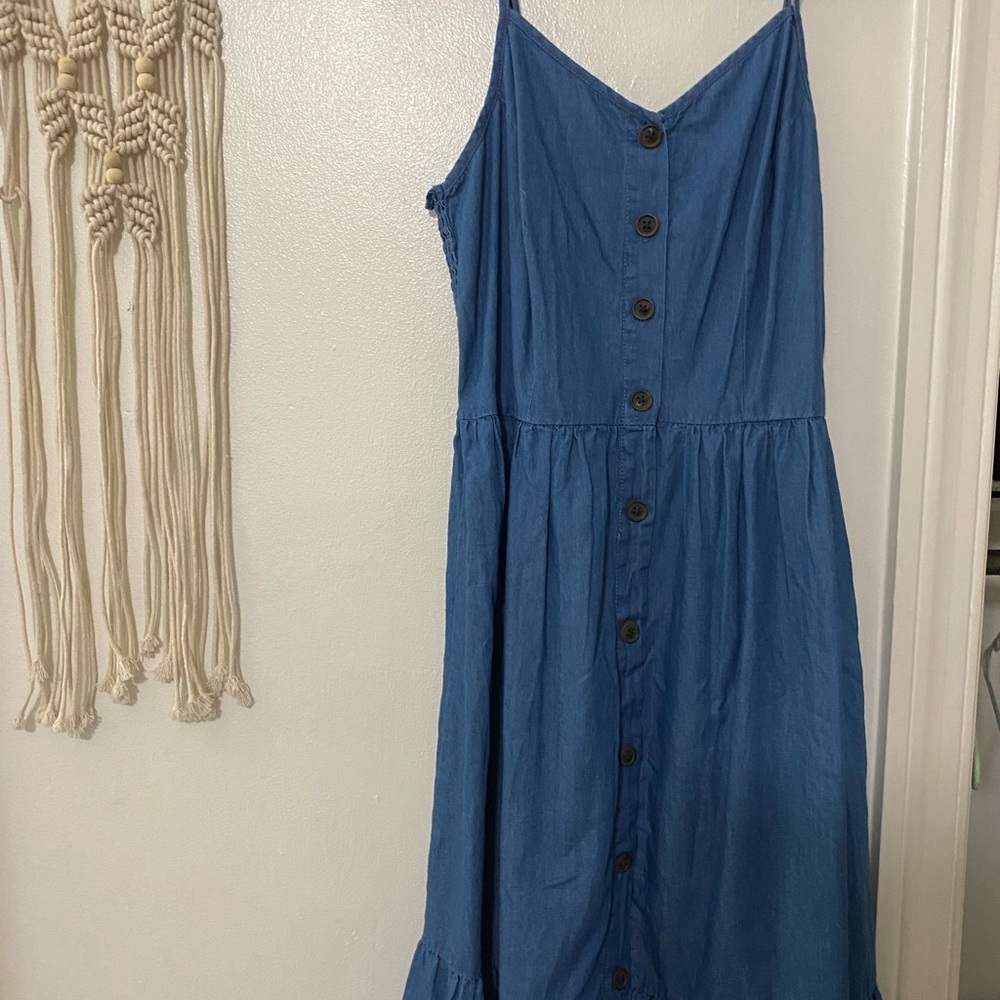 Japaa- flowy denim dress